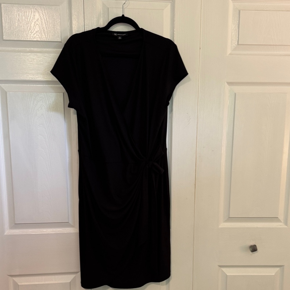 INC International Concepts Black Midi Dress